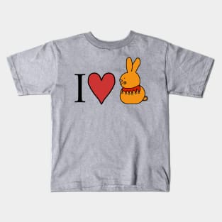 I Love My Cute Bunny Rabbit Kids T-Shirt